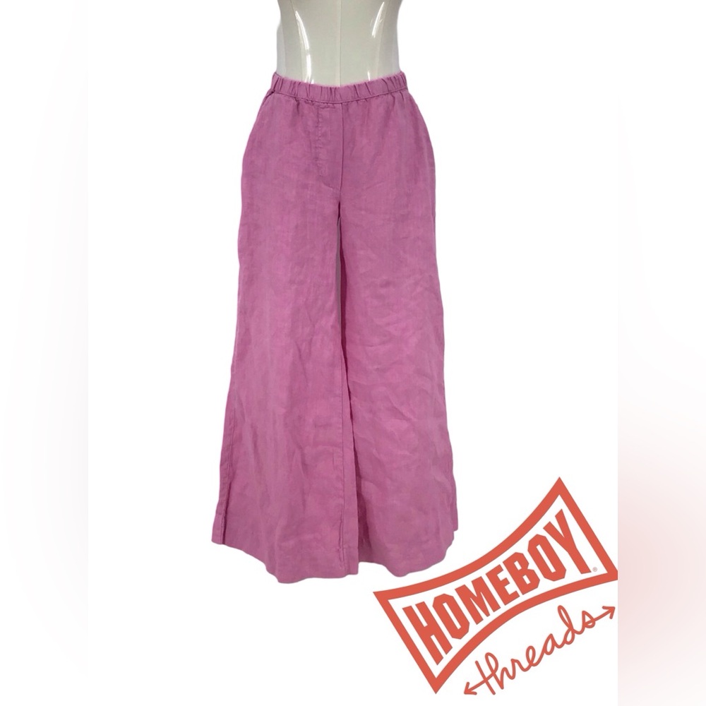 NWT Frank & Eileen Pink Wide-Leg Pants size XS
